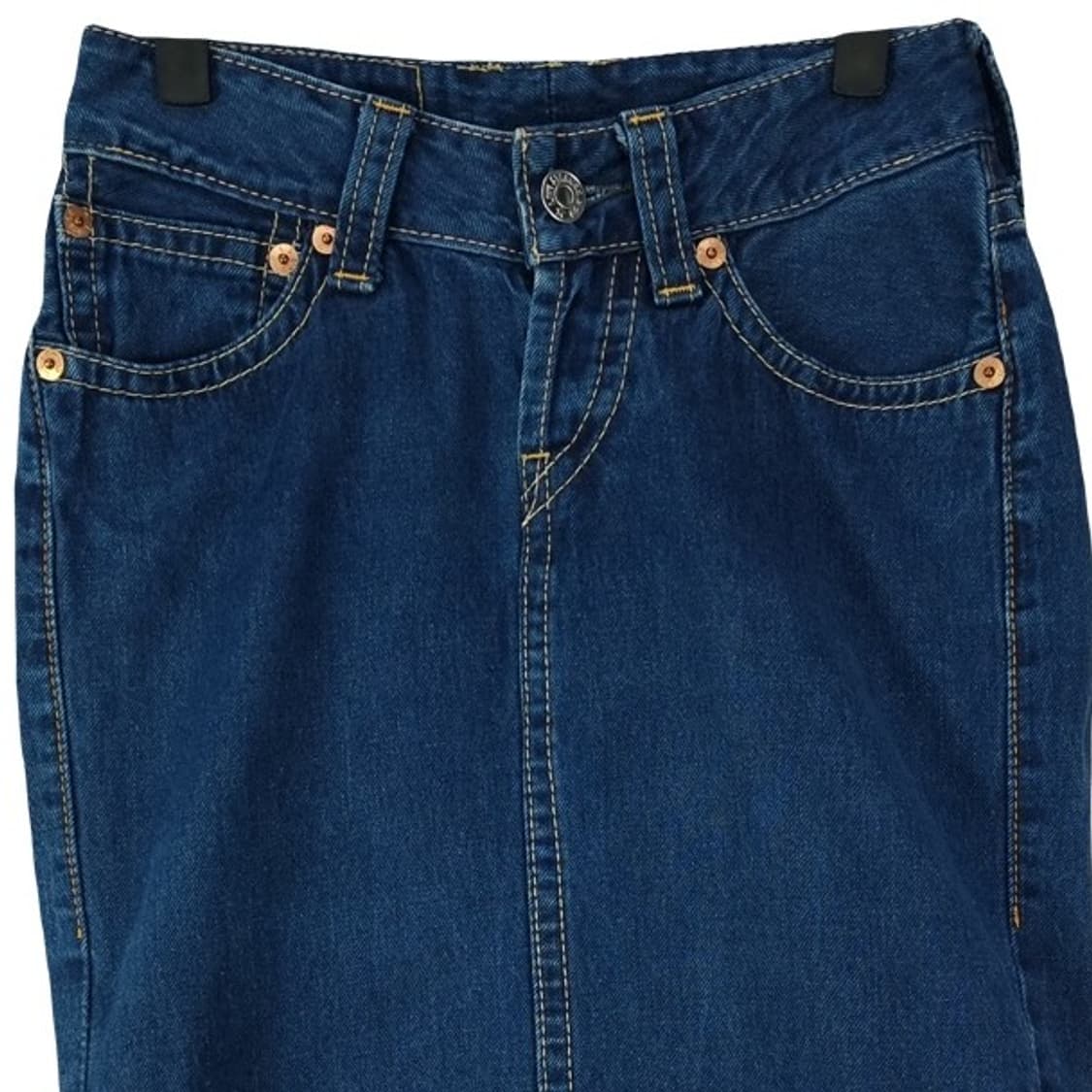 [리바이스] 로우라이즈 데님 롱 스커트 M19543 상품이미지4