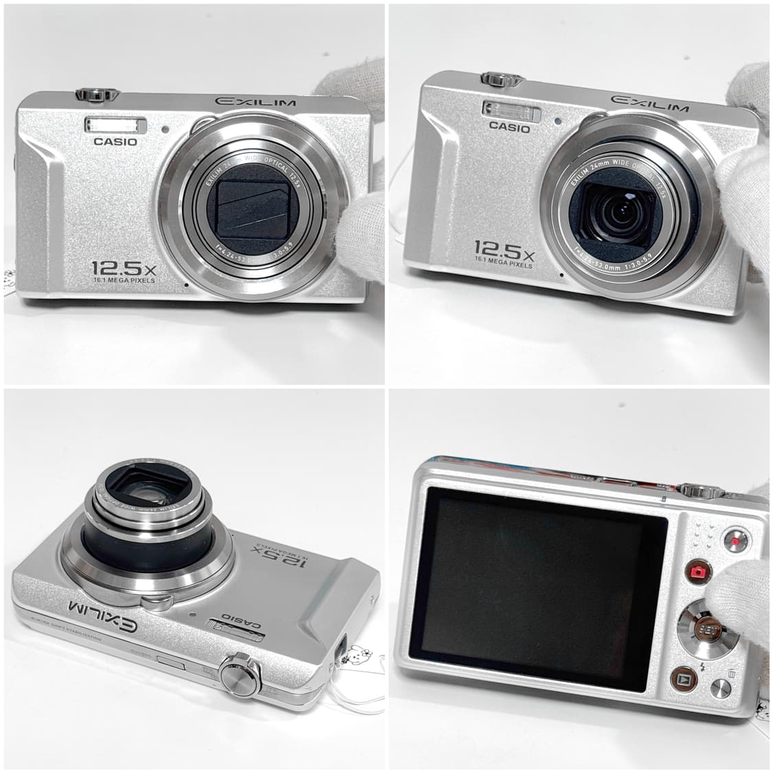 카시오 엑슬림 ZS160 실버 빈티지디카 상품이미지3