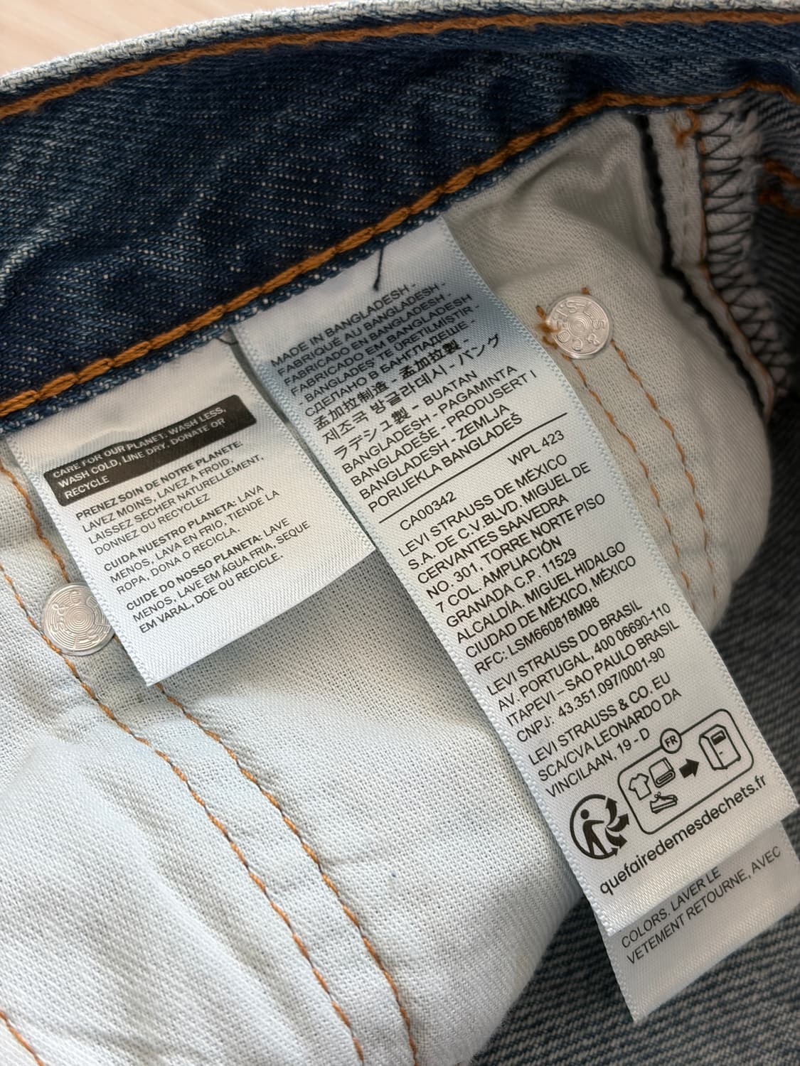 [국내매장판] 리바이스 565 데님 블루진 30x32 (새제품) 상품이미지8