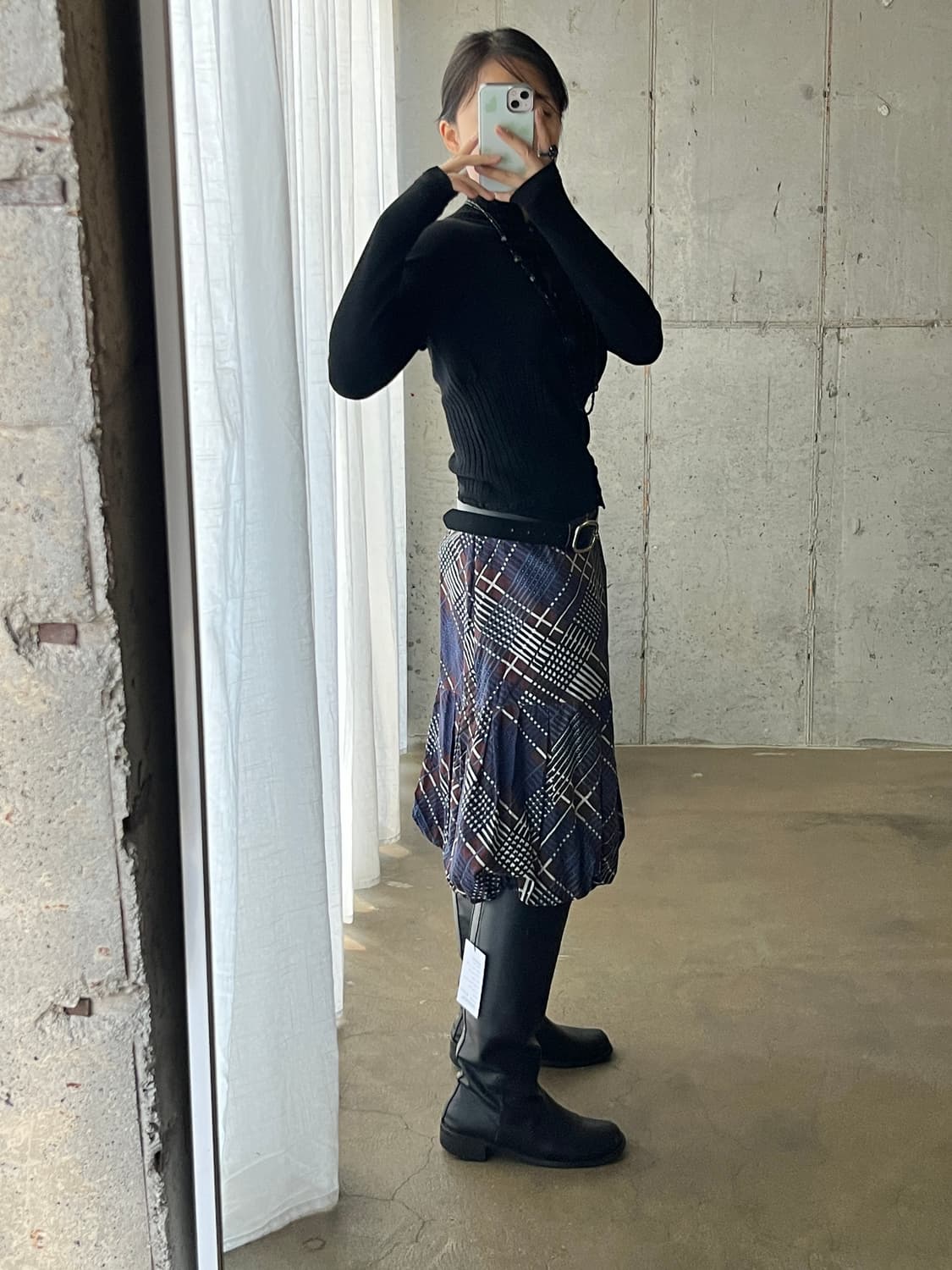 Pierre Cardin 피에르가르뎅 벌룬 미디 스커트 상품이미지6