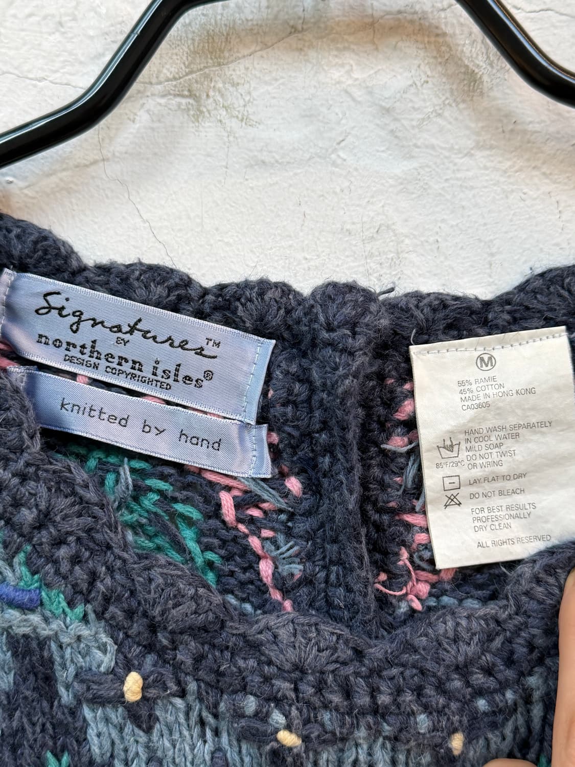 Signatures By Northern Isles 핸드메이드 코튼니트M 상품이미지2