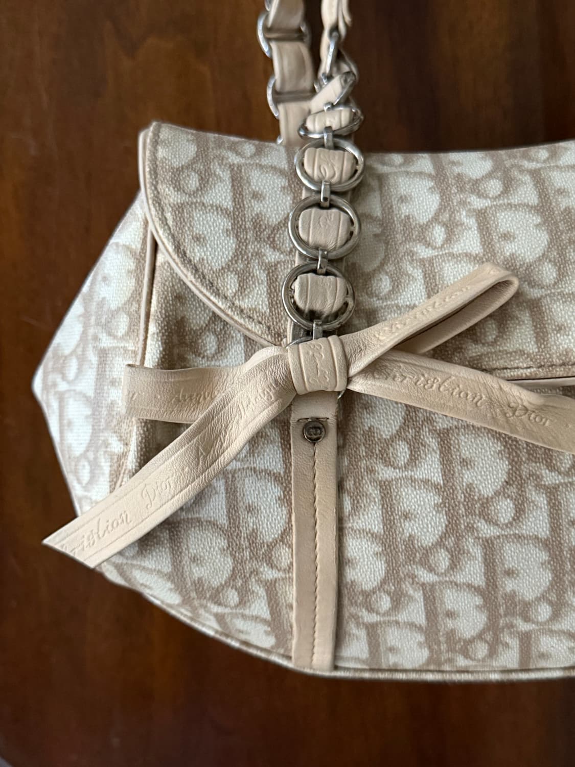 DIOR 디올 오블리크 로맨티크 체인백 베이지 상품이미지3