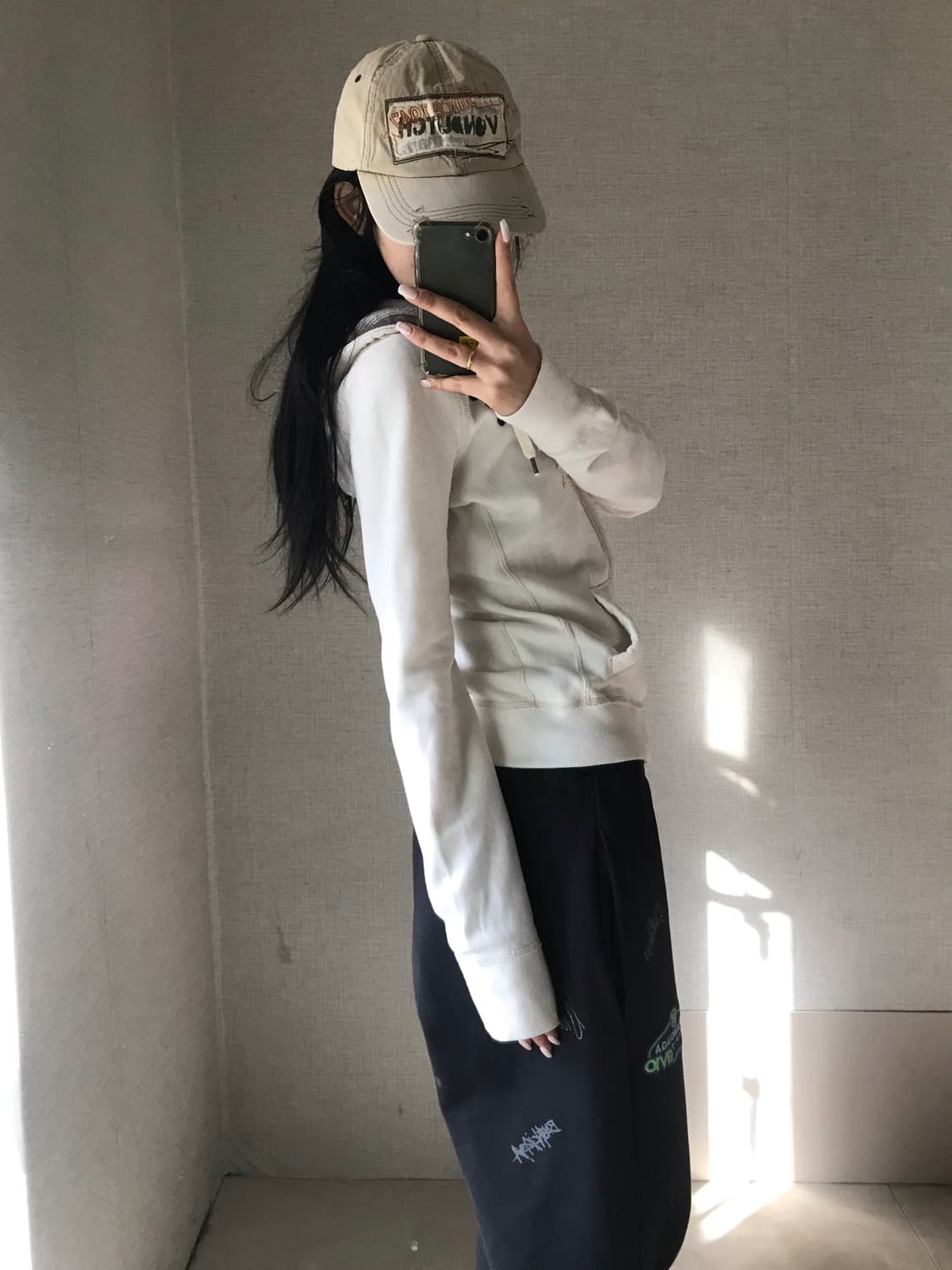 아베크롬비 아이보리 후드집업 상품이미지5