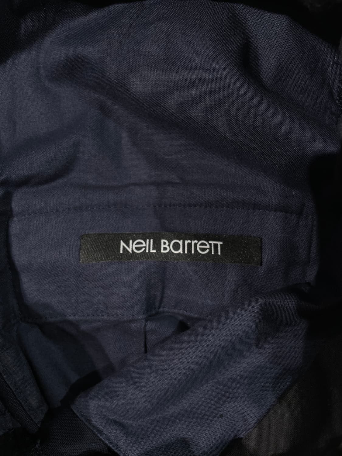 닐바렛 16S/S 네이비 스탠다드 핏 원 턱 코튼 카프리 팬츠 상품이미지7