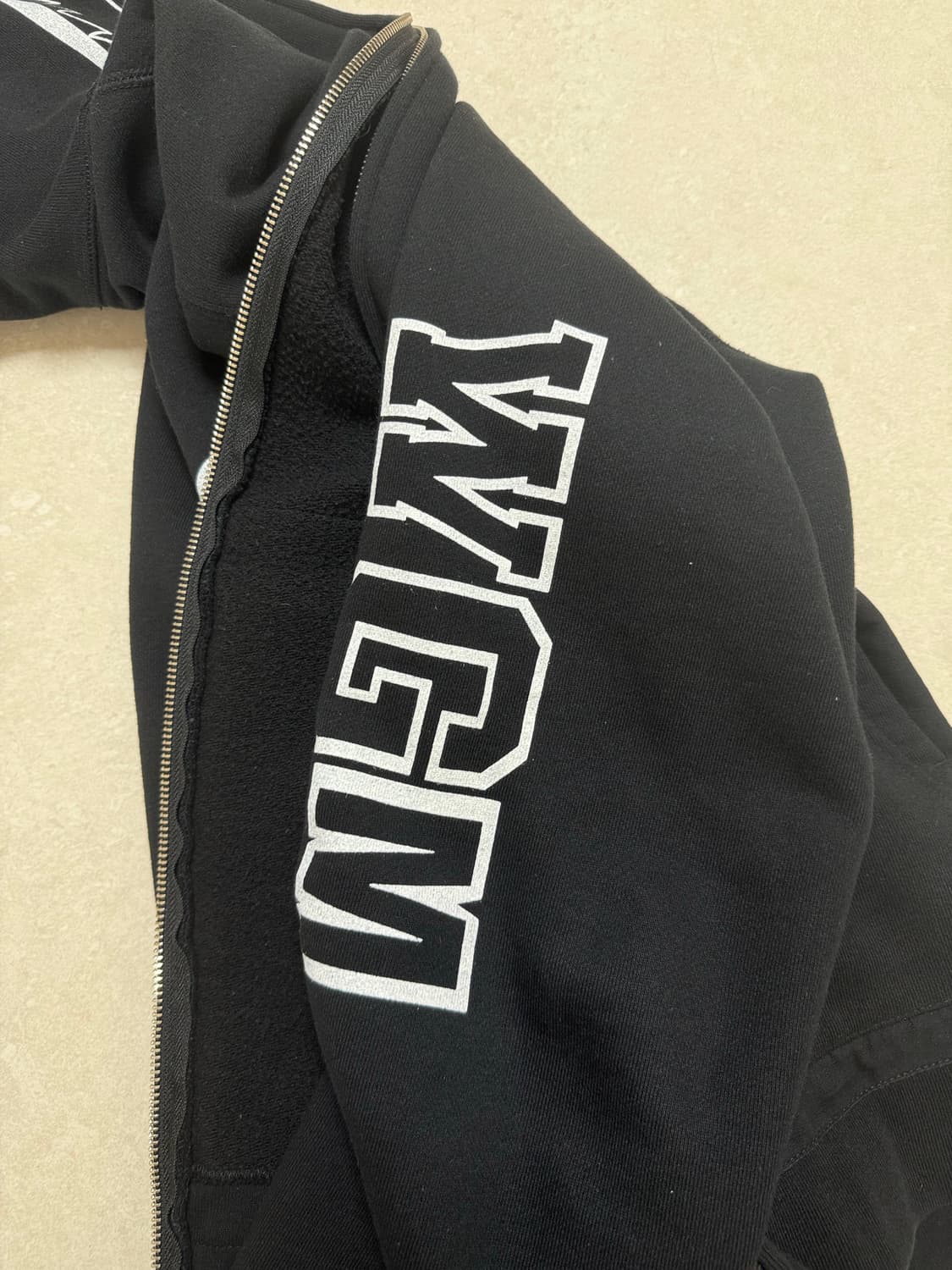 베이프 밀리터리 샤크후드집업 블랙 상품이미지4