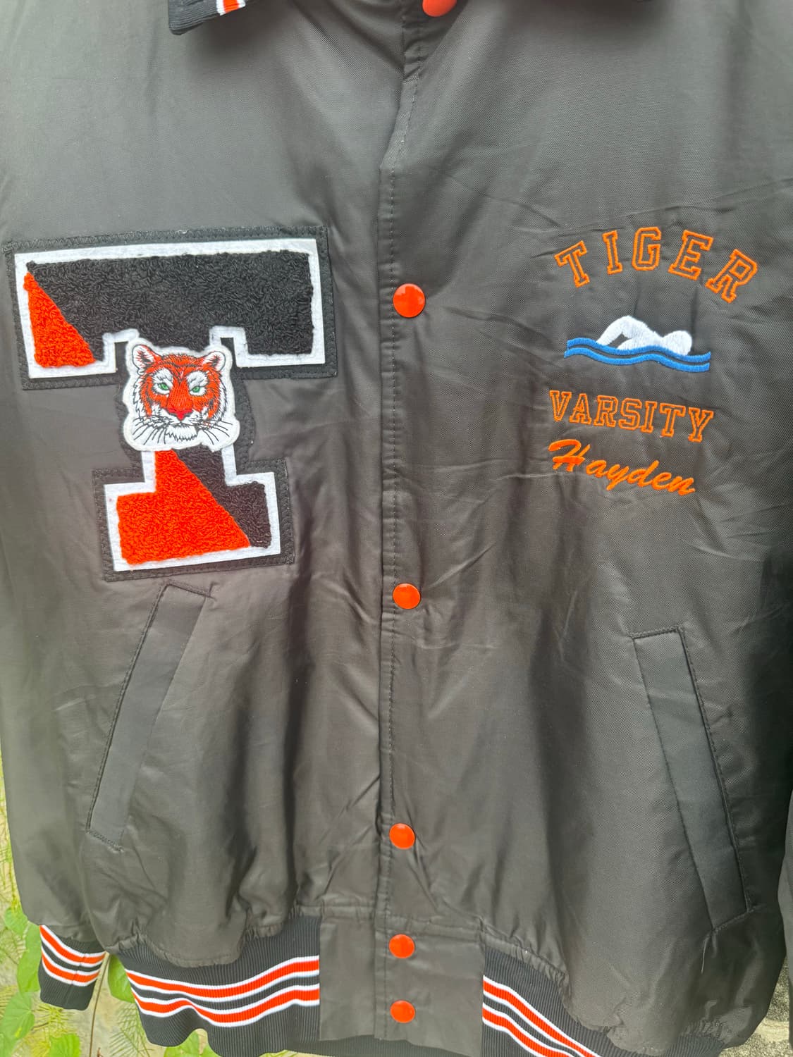 90s game sportwear usa 빈티지 사틴 바시티 자켓 상품이미지4