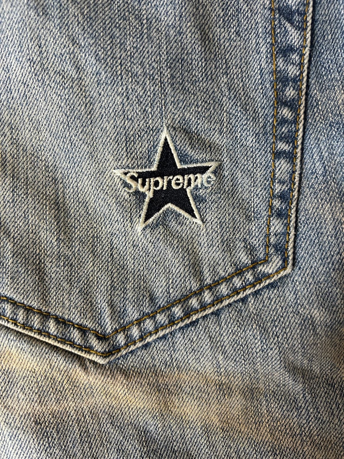 슈프림 Regular Jean FW25 Dirty Indigo 30 상품이미지5