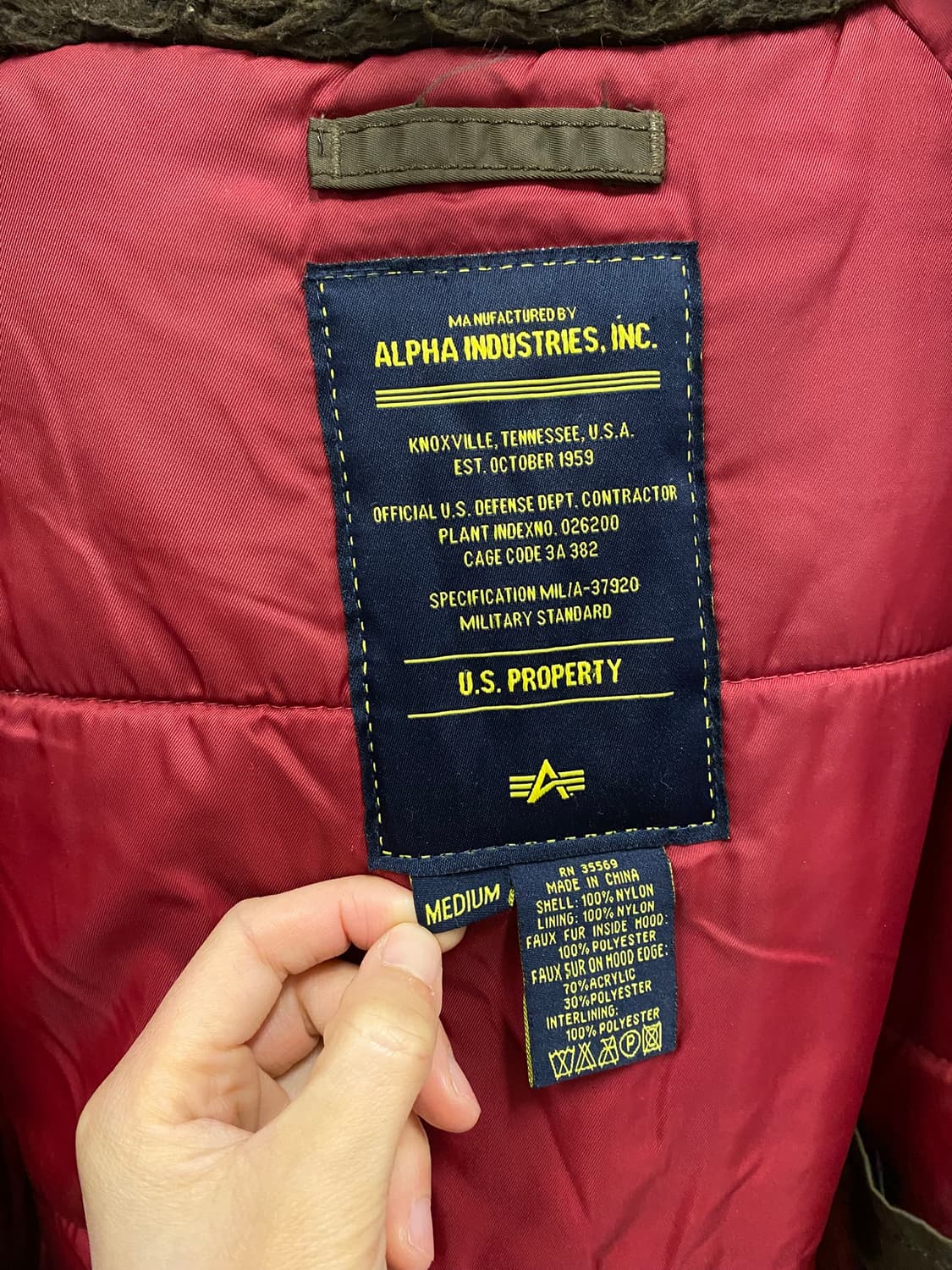 알파인더스트리 N-3B PARKA 상품이미지8