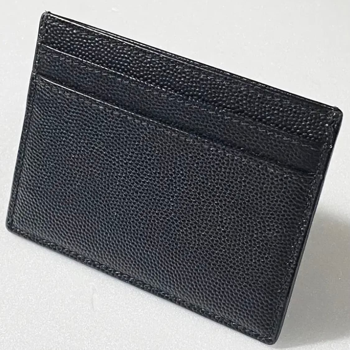 [정품] 생로랑 캐비어 소가죽 카드지갑 상품이미지4