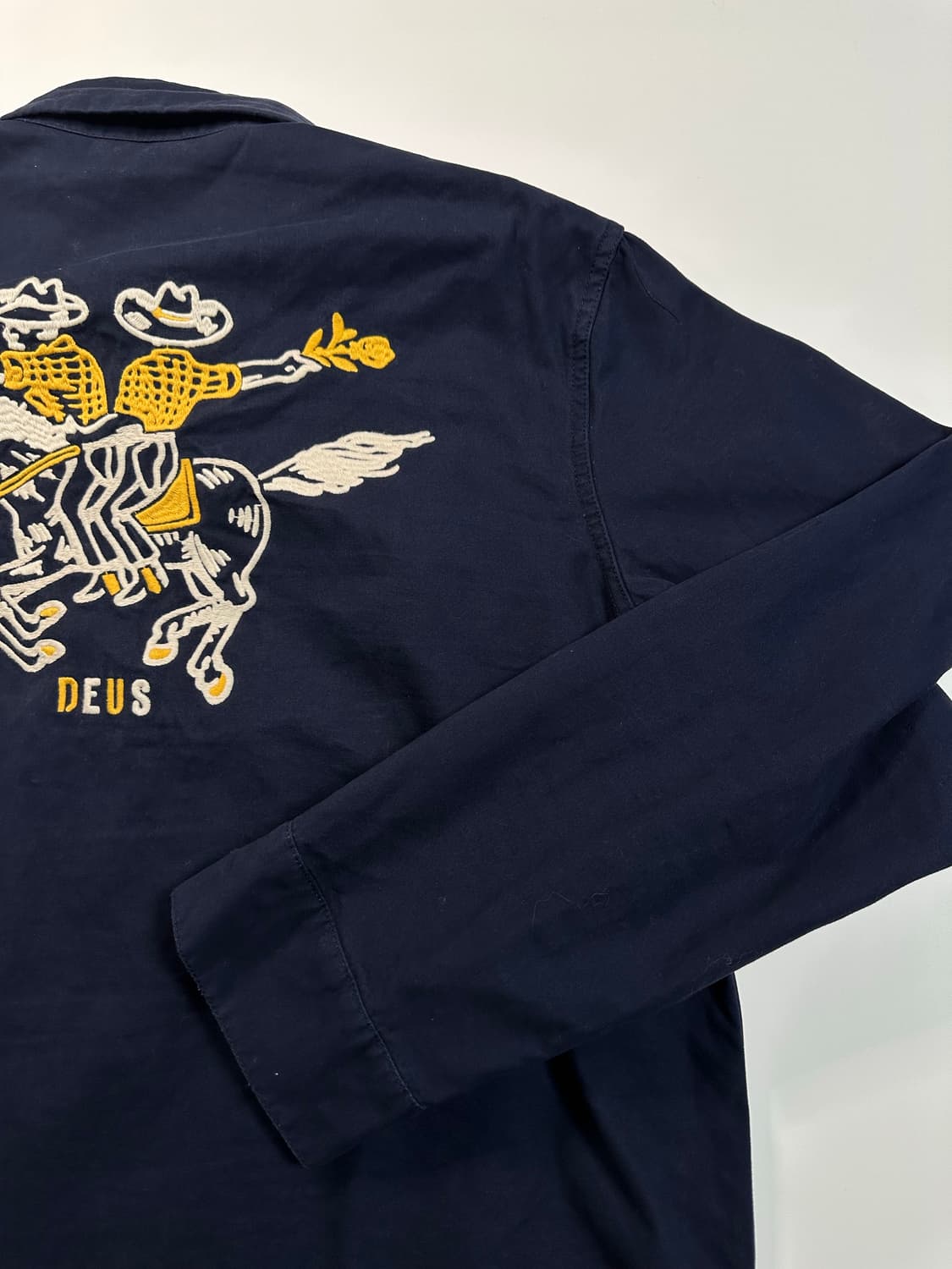 데우스 네이비 코튼 자켓 상품이미지7