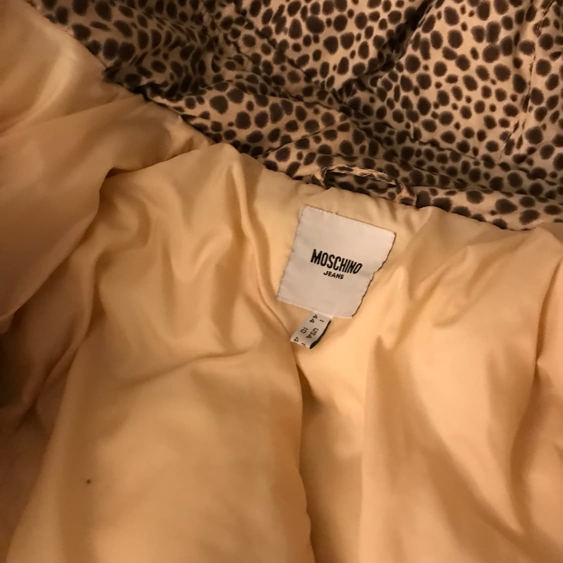 Moschino 모스키노 갸루 레오파드 퍼 패딩 상품이미지7