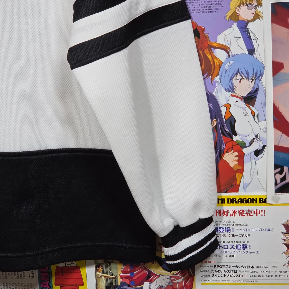 JPN 데빌 자수 올드스쿨 배색 롱슬리브  상품이미지7