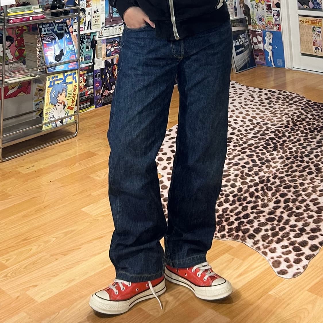 리바이스 일본판 501 진청 데님 팬츠 상품이미지2