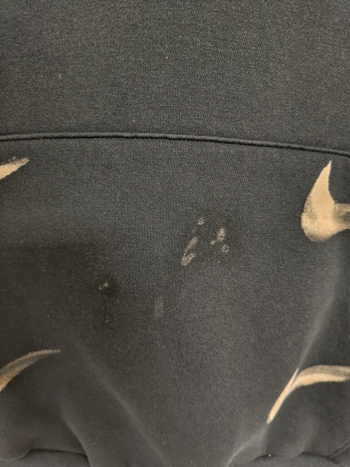 나이키 스우시 블리치드 후드 (블랙) XXL 상품이미지7