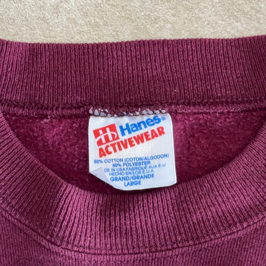 90s 헤인즈 스웻셔츠 상품이미지3