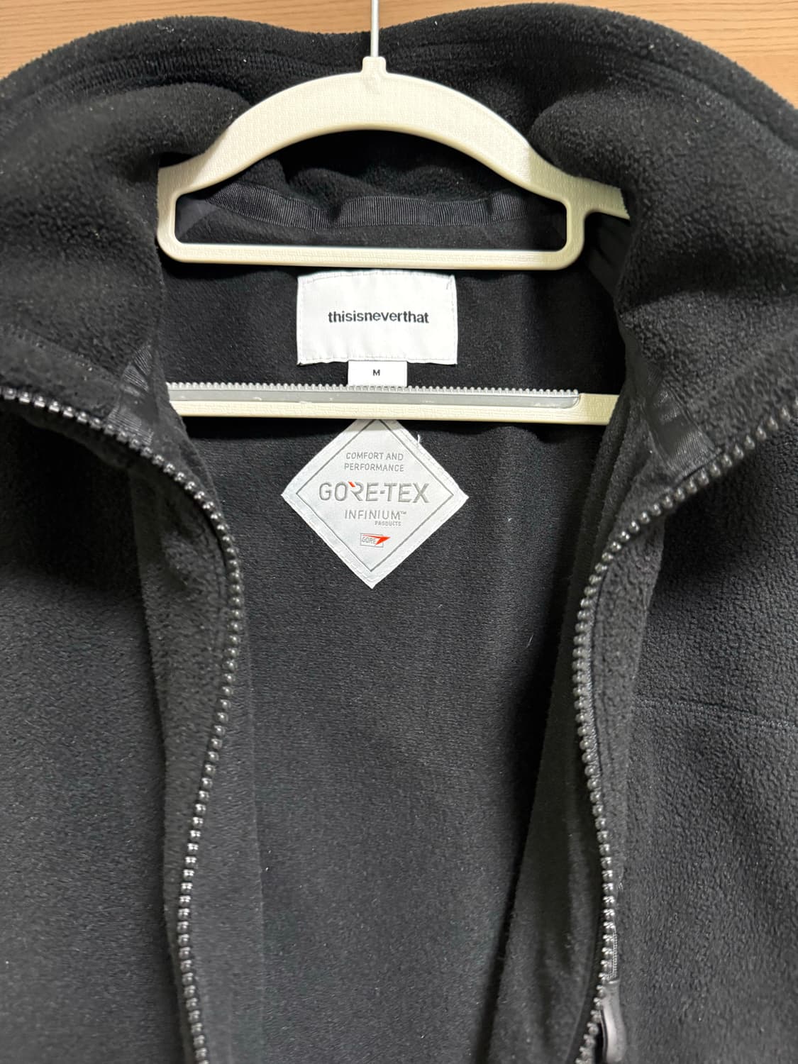 디스이스네버뎃 고어텍스 후리스 M 상품이미지4