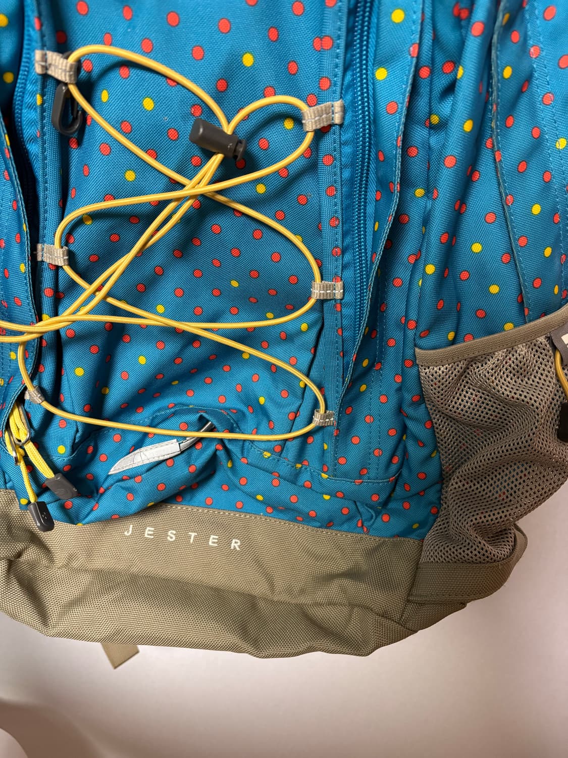 레어) 노스페이스 일본 빈티지 물방울 도트 백팩 모리걸 y2k 제스터 상품이미지2