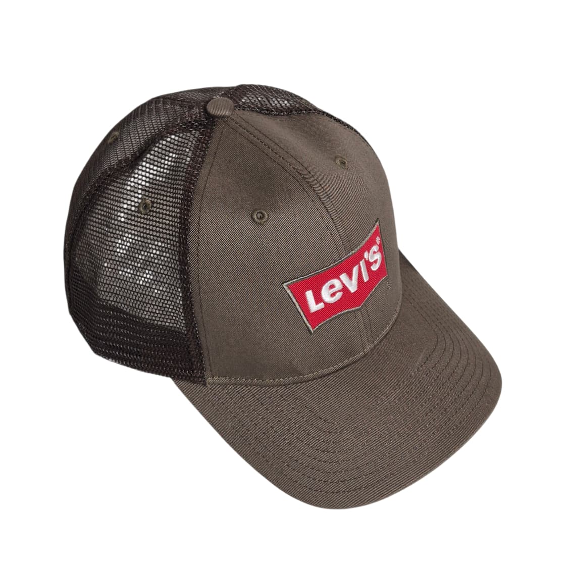 Levi's) 00's 데드스탁 리바이스 배트윙 로고 볼캡 카키/브라운 상품이미지2