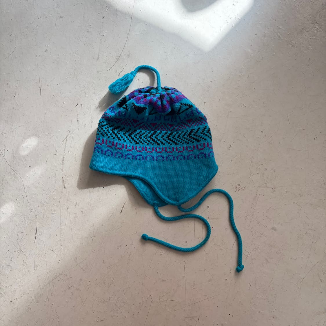 90s Canada 빈티지 이어플랩 비니 OS 상품이미지5