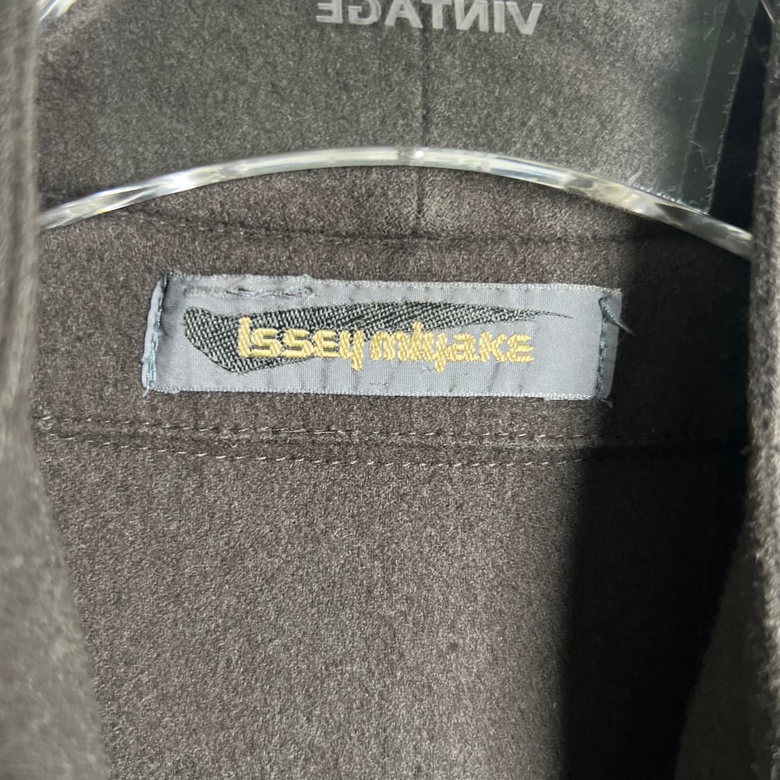 80's 이세이미야케 니트 테리 숄 칼라 랩 자켓 상품이미지4