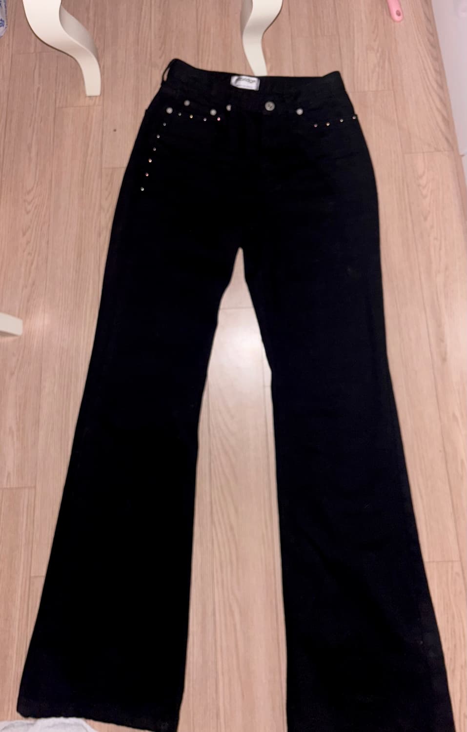 abridge 블랙 부츠컷 팬츠 여성 상품이미지1