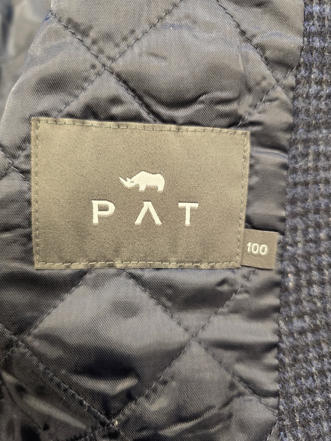 PAT 남성 모혼방 블레이저 자켓 네이비 100 상품이미지8