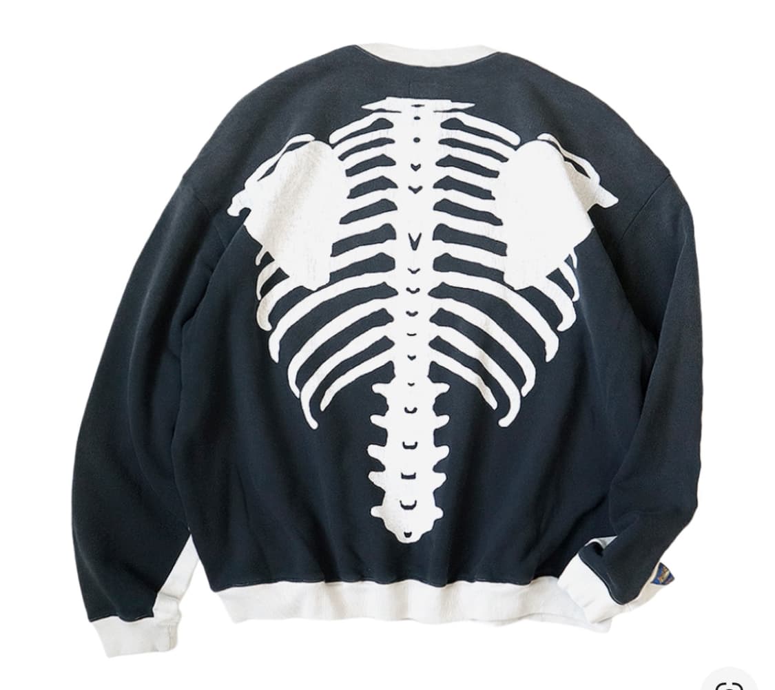 캐피탈 투톤 빅 플리스 스웻셔츠 상품이미지2