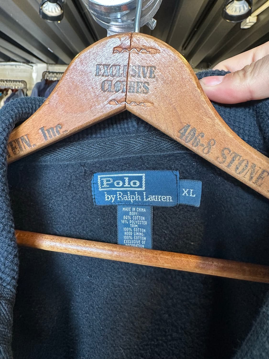 폴로 랄프로렌 헤비웨이트 리버스위브 스웻 후드 상품이미지9