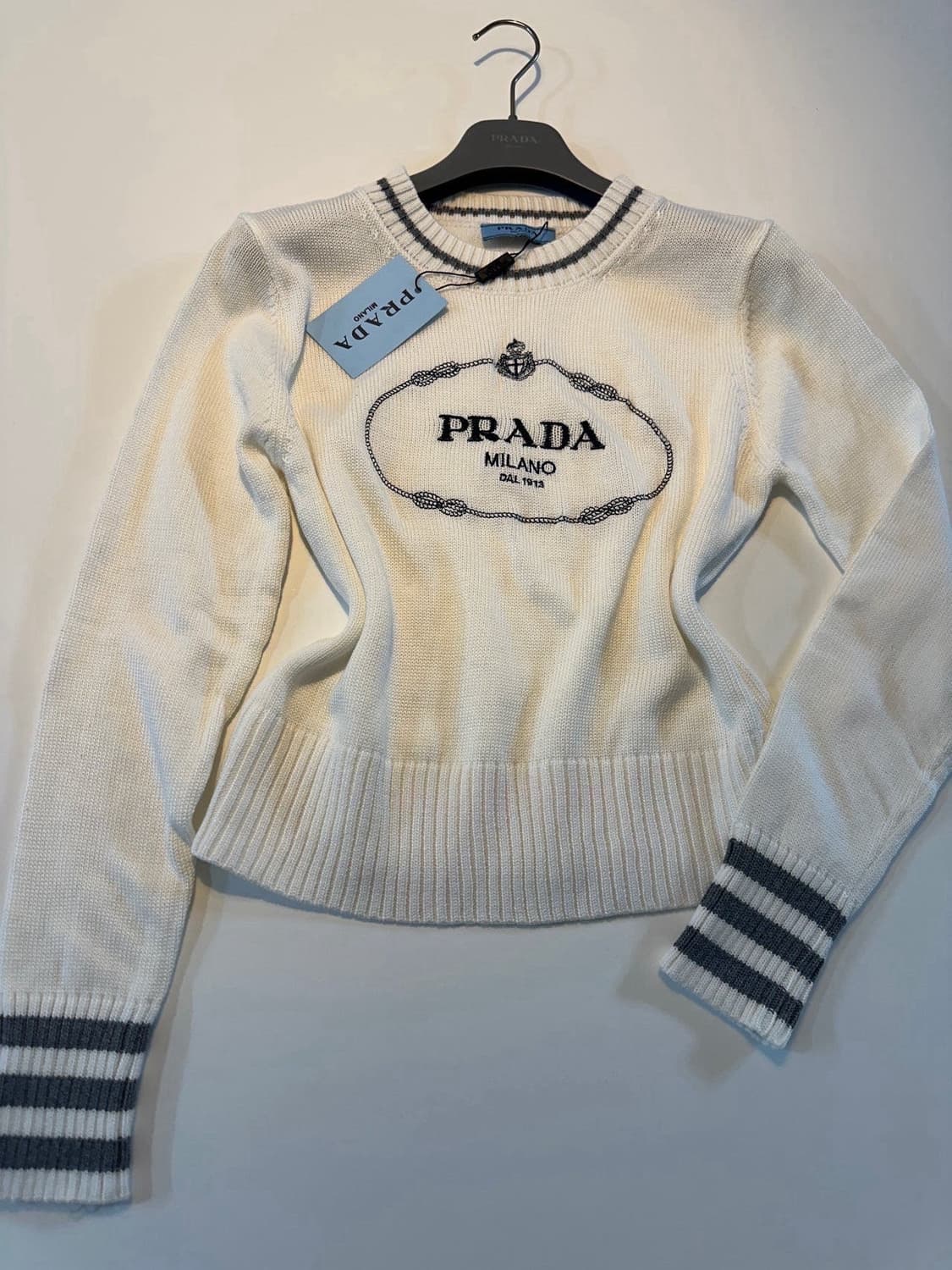 (새상품)프라다니트라운드 상품이미지2