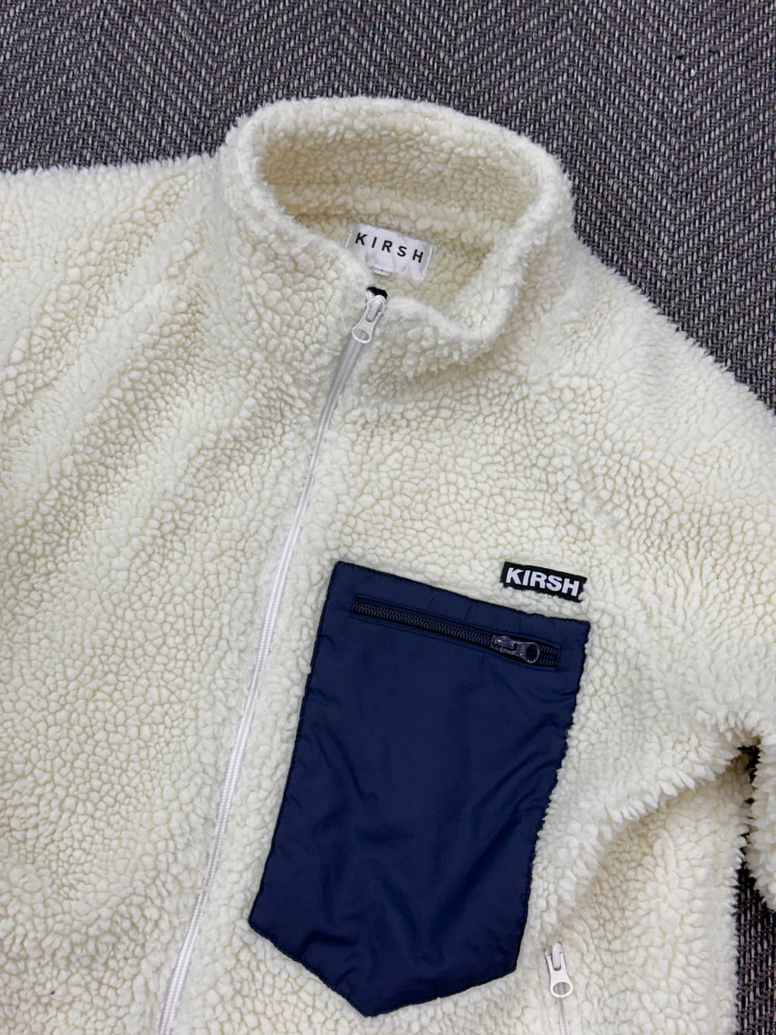 키르시 뽀글이 후리스 아이보리 상품이미지4