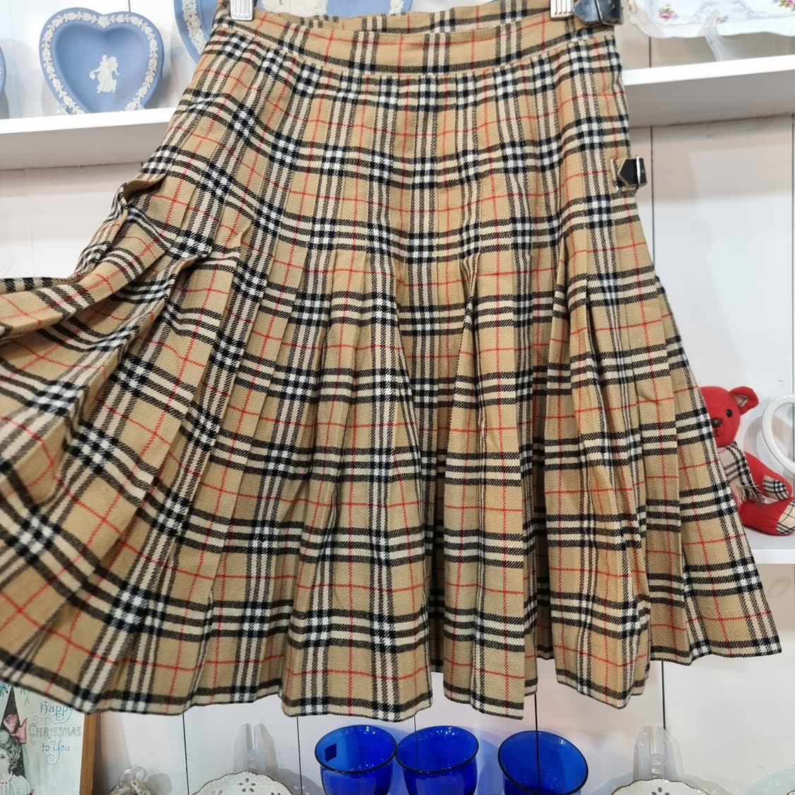 버버리스(Burberrys) 빈티지 노바체크 울 스커트 상품이미지1