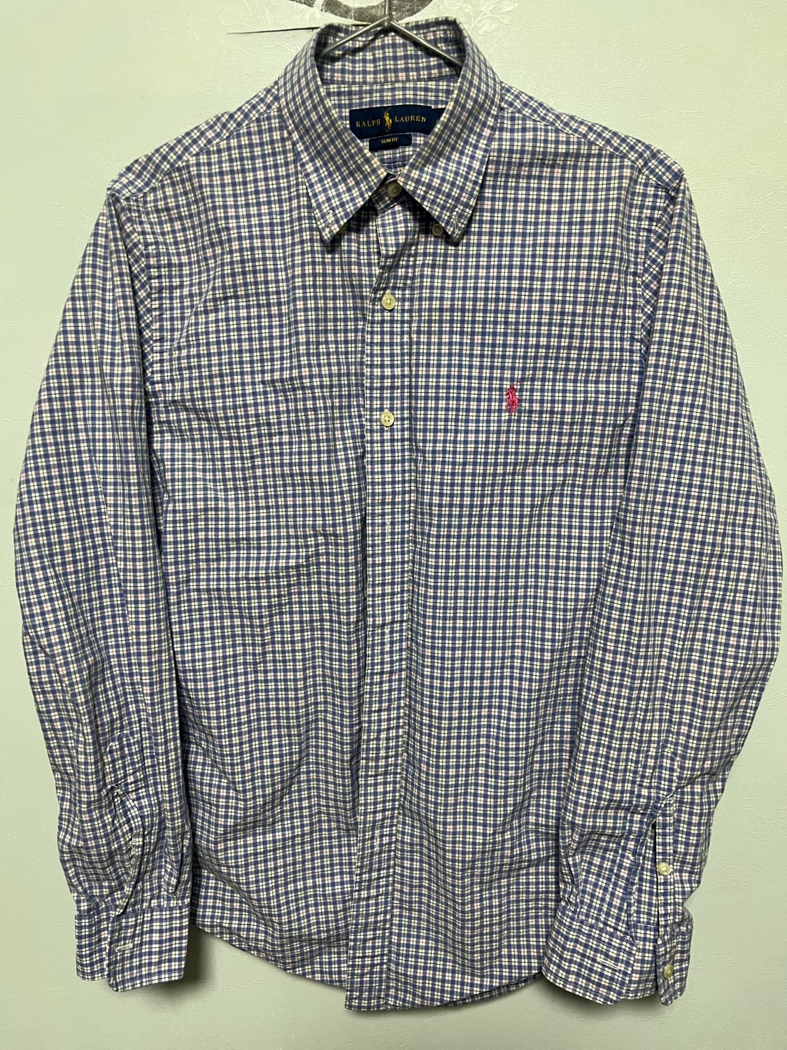 폴로 랄프로렌 슬림핏 체크 남방 2종 상품이미지1