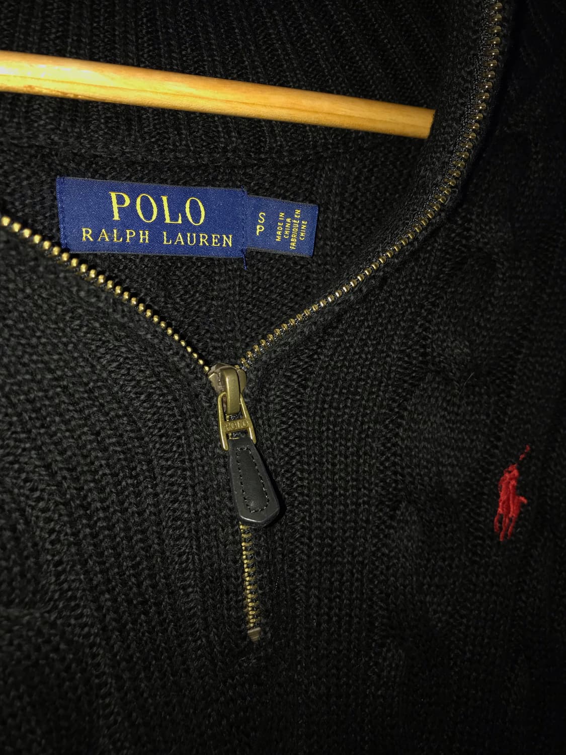 Polo Ralph Lauren Semi Zip-Up Black 상품이미지8