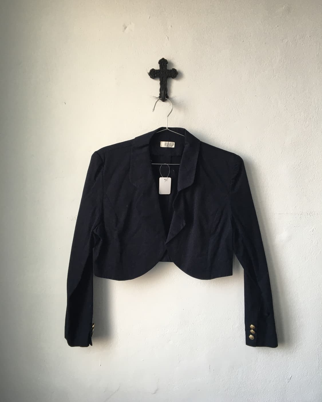 Navy open jacket 상품이미지1