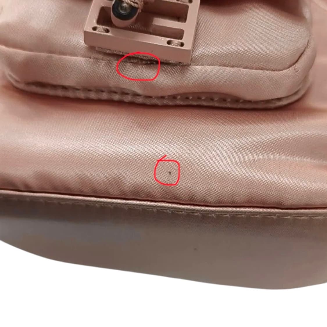 펜디 핑크 나일론 바게트 몬트레조 미니 버킷백 상품이미지7