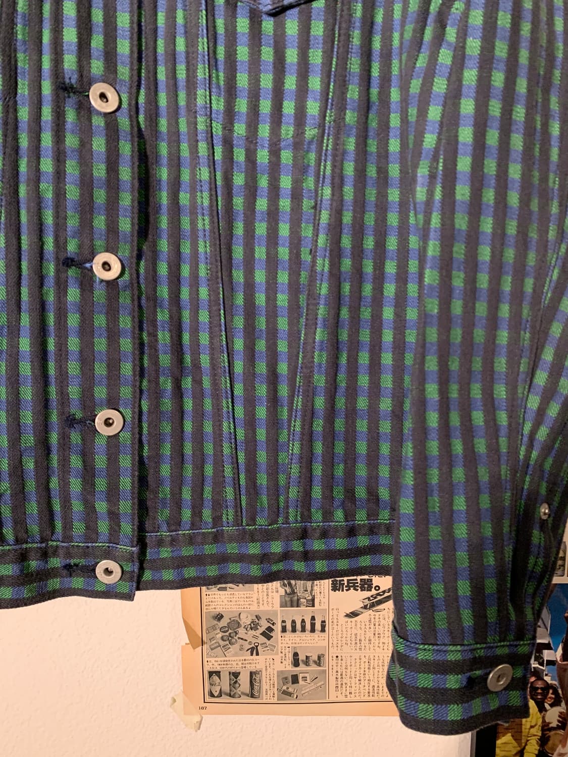 네이버후드 2002년도 체크패턴 자켓 상품이미지5