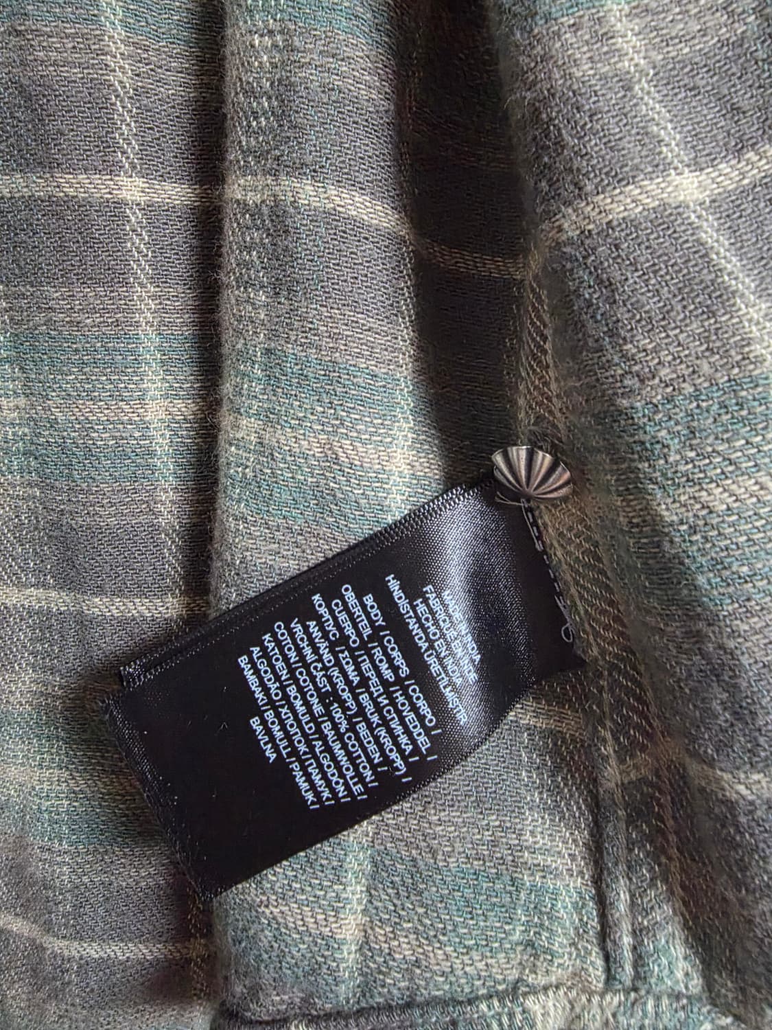 RRL 더블알엘 웨스턴 플래드 체크 셔츠 (S) 상품이미지6