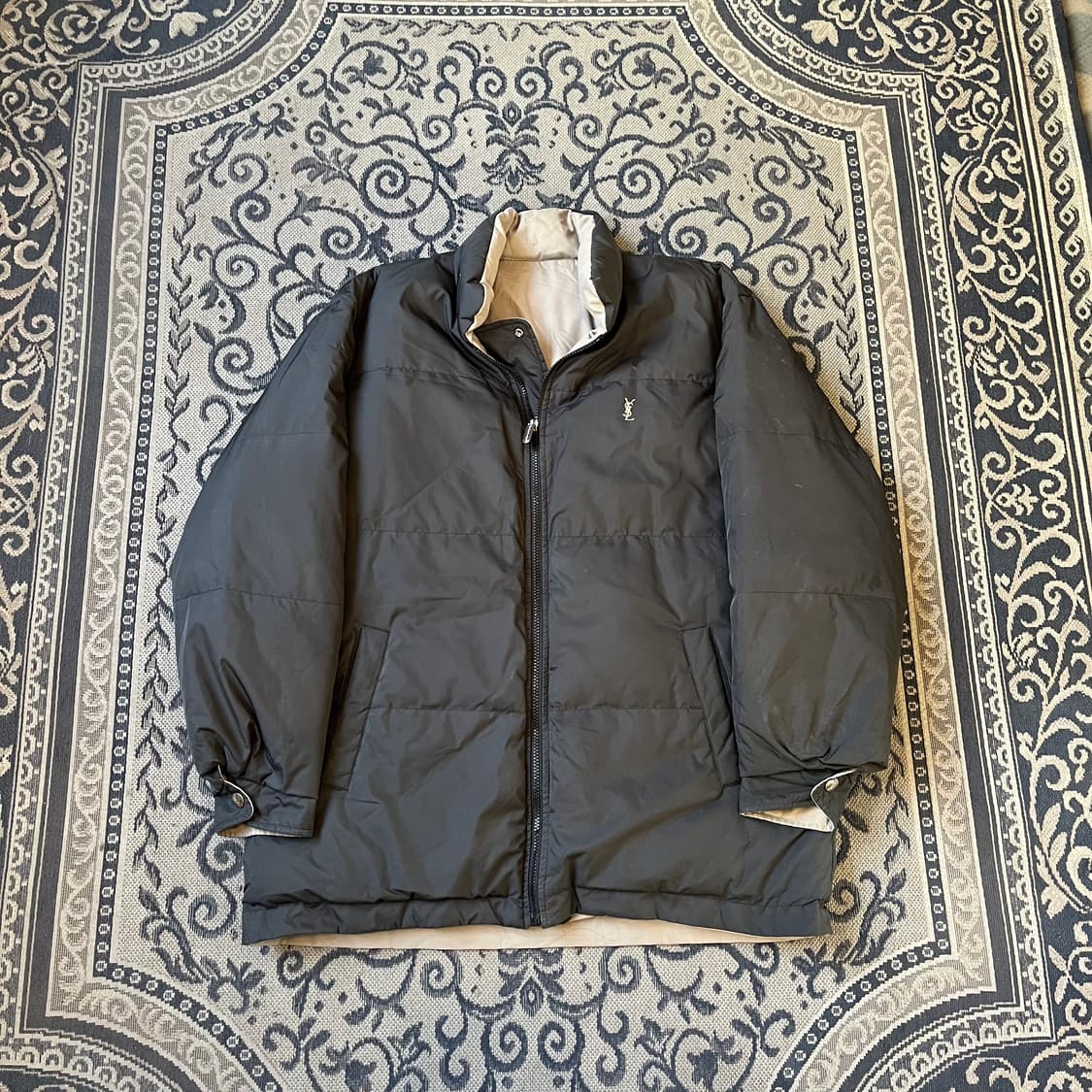 105 입생로랑 리버서블 다운 패딩/W2503 상품이미지1