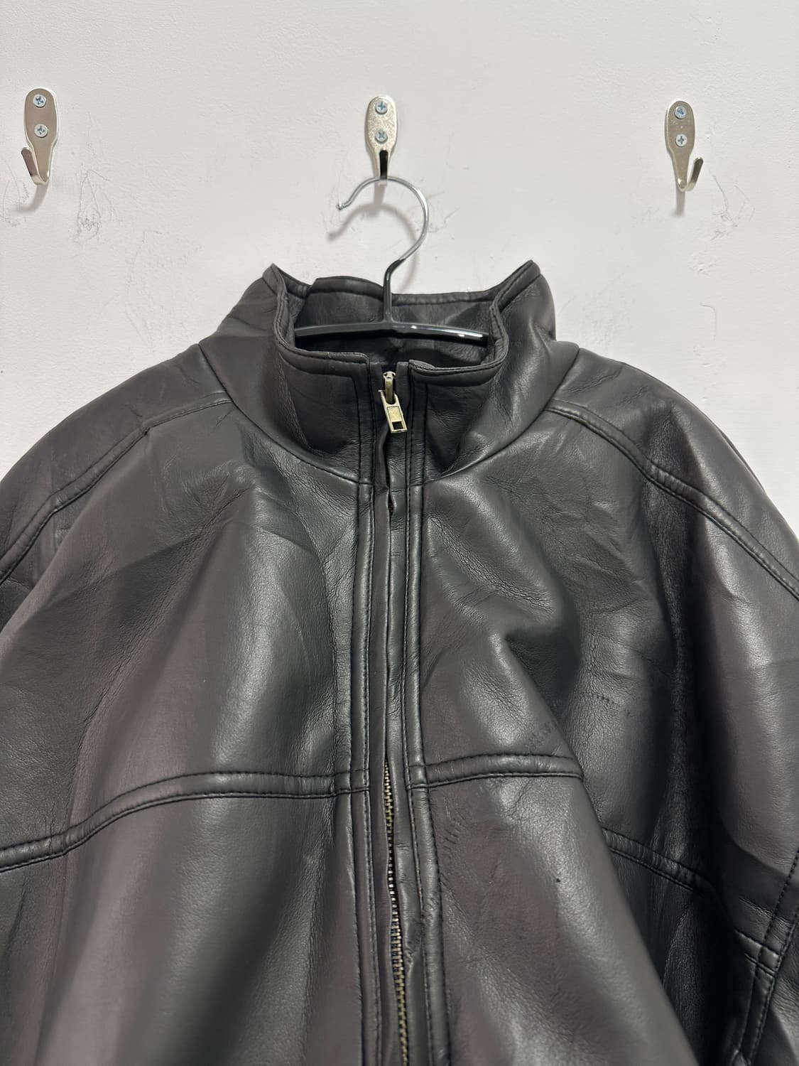 Vintage leather blouson 상품이미지6