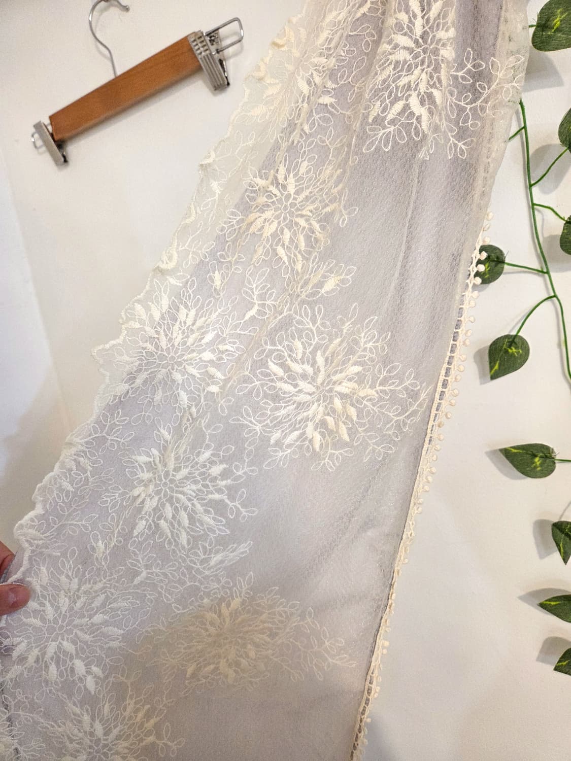 여리여리 레이스 패치워크 머플러 상품이미지3