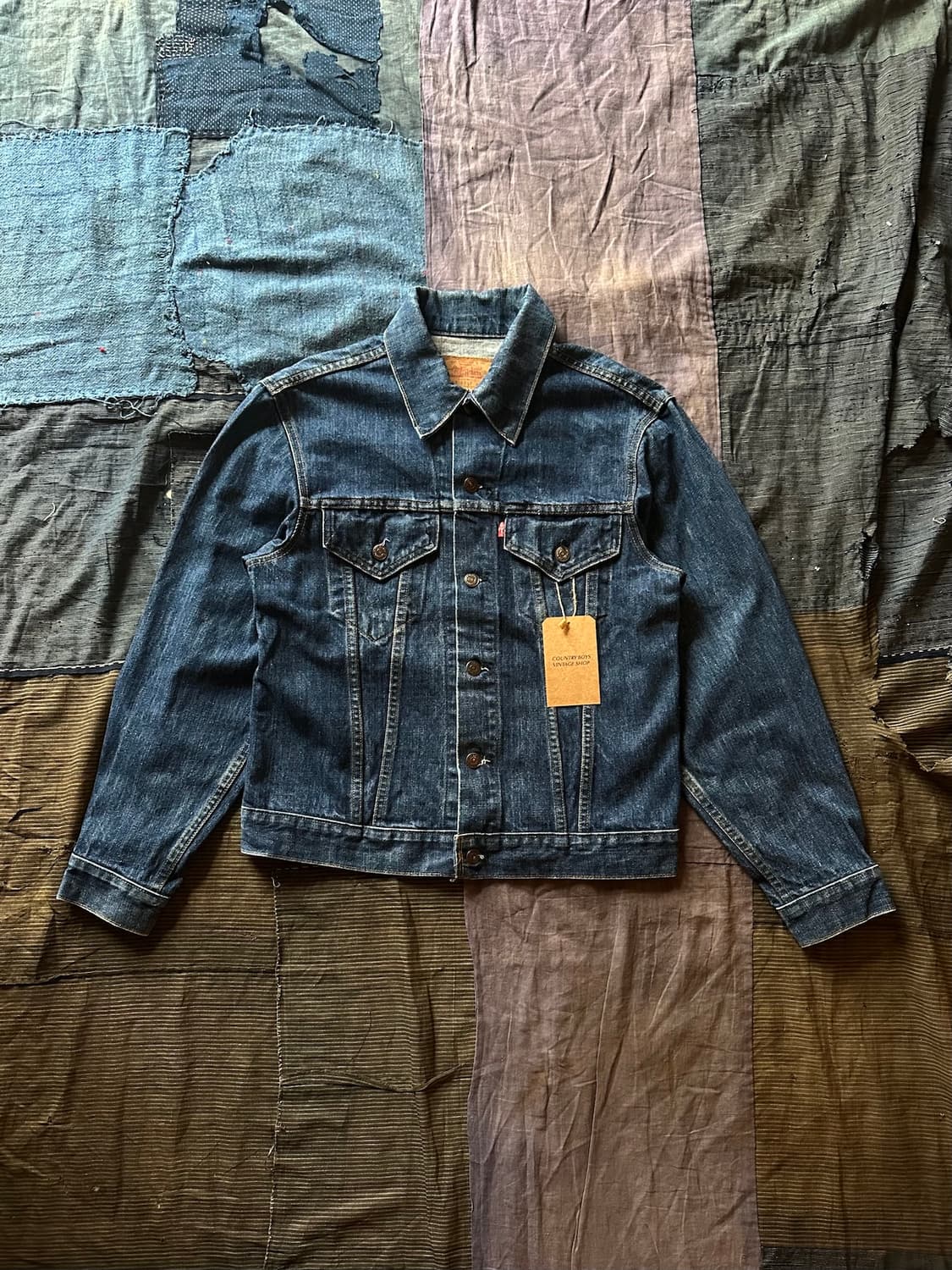 70s USA 빈티지 리바이스 70505 3세대 데님 트러커 자켓 상품이미지1