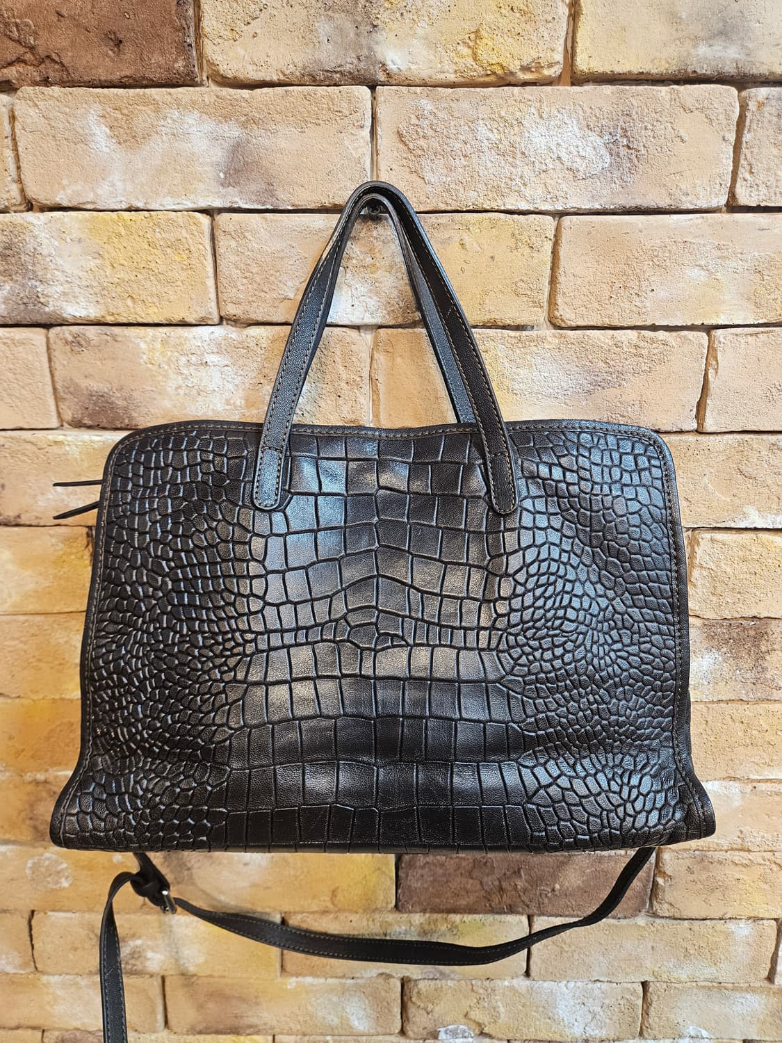 Gianni Chiarini 악어 가죽 숄더백 상품이미지2