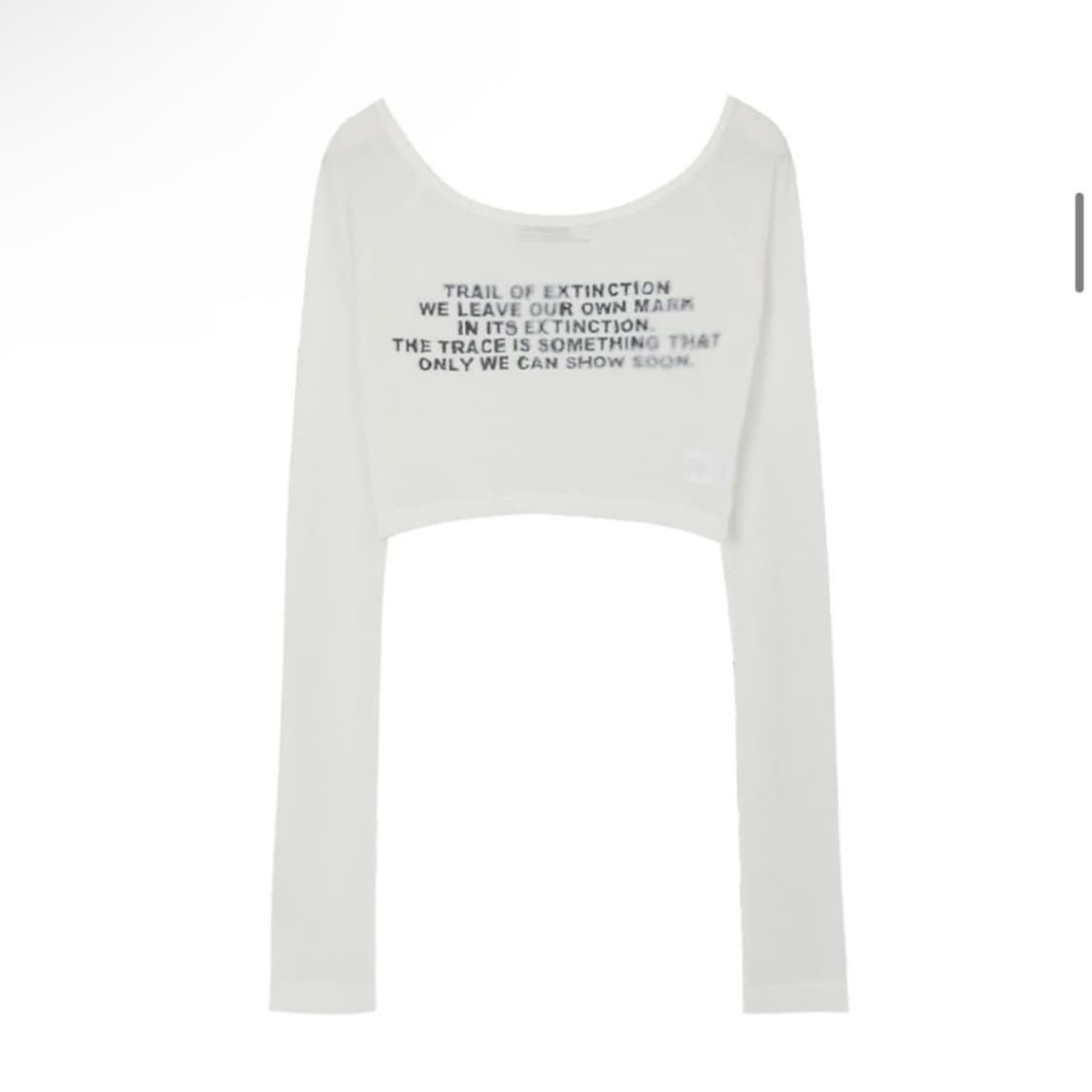 보헤미안서울 PRINTED CROP LONG SLEEVE 상품이미지1