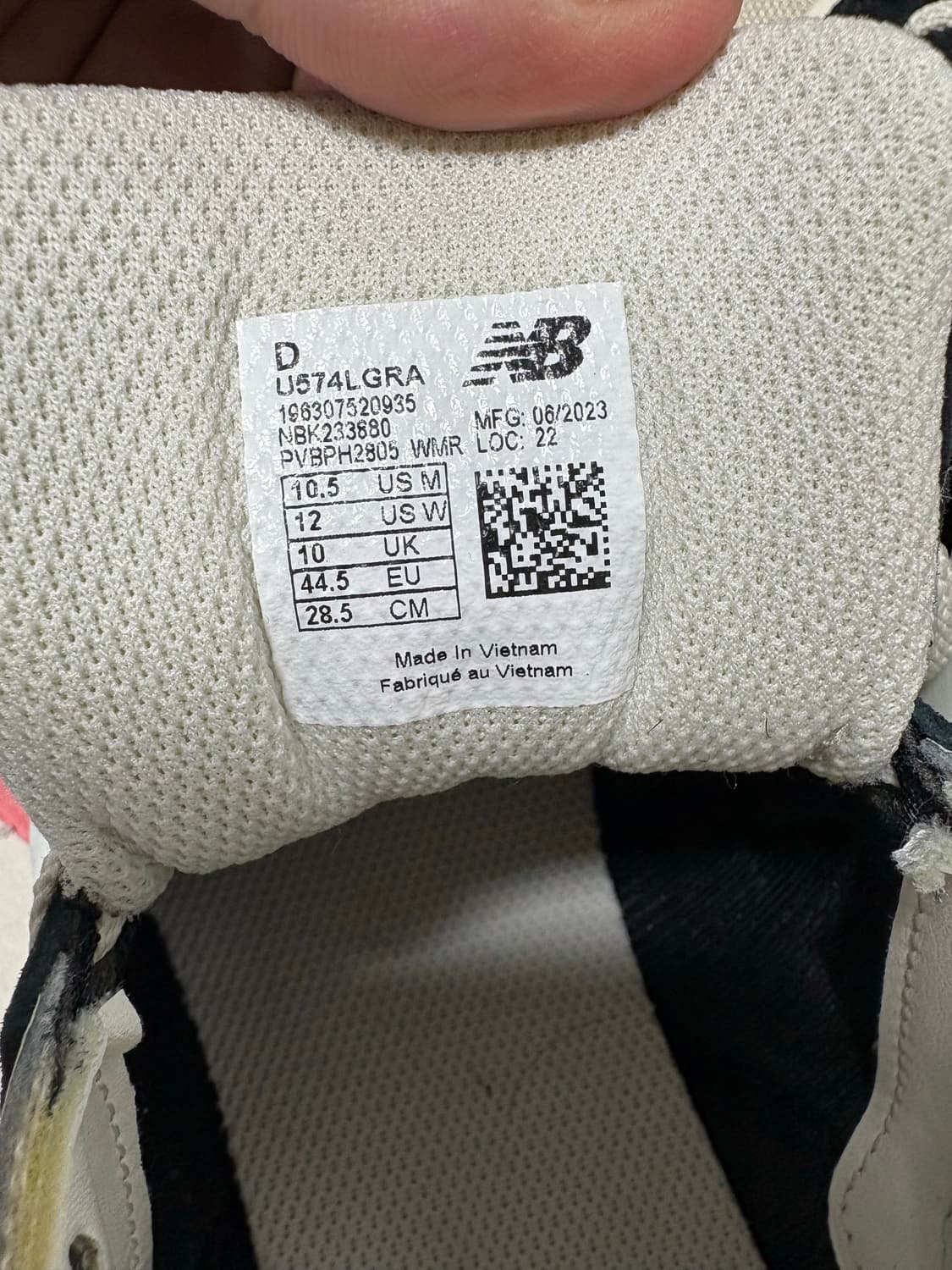 285 뉴발란스 574 레거시 앙고라 블랙 상품이미지5