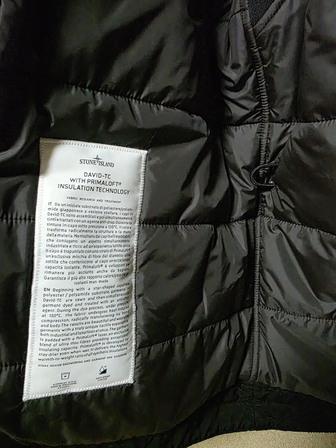 스톤아일랜드 david tc 자켓 블랙 L 상품이미지5