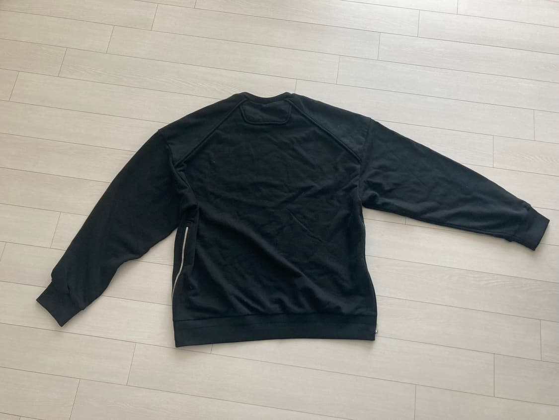 juun.j 준지 블랙 사이드 지퍼 맨투맨  상품이미지7