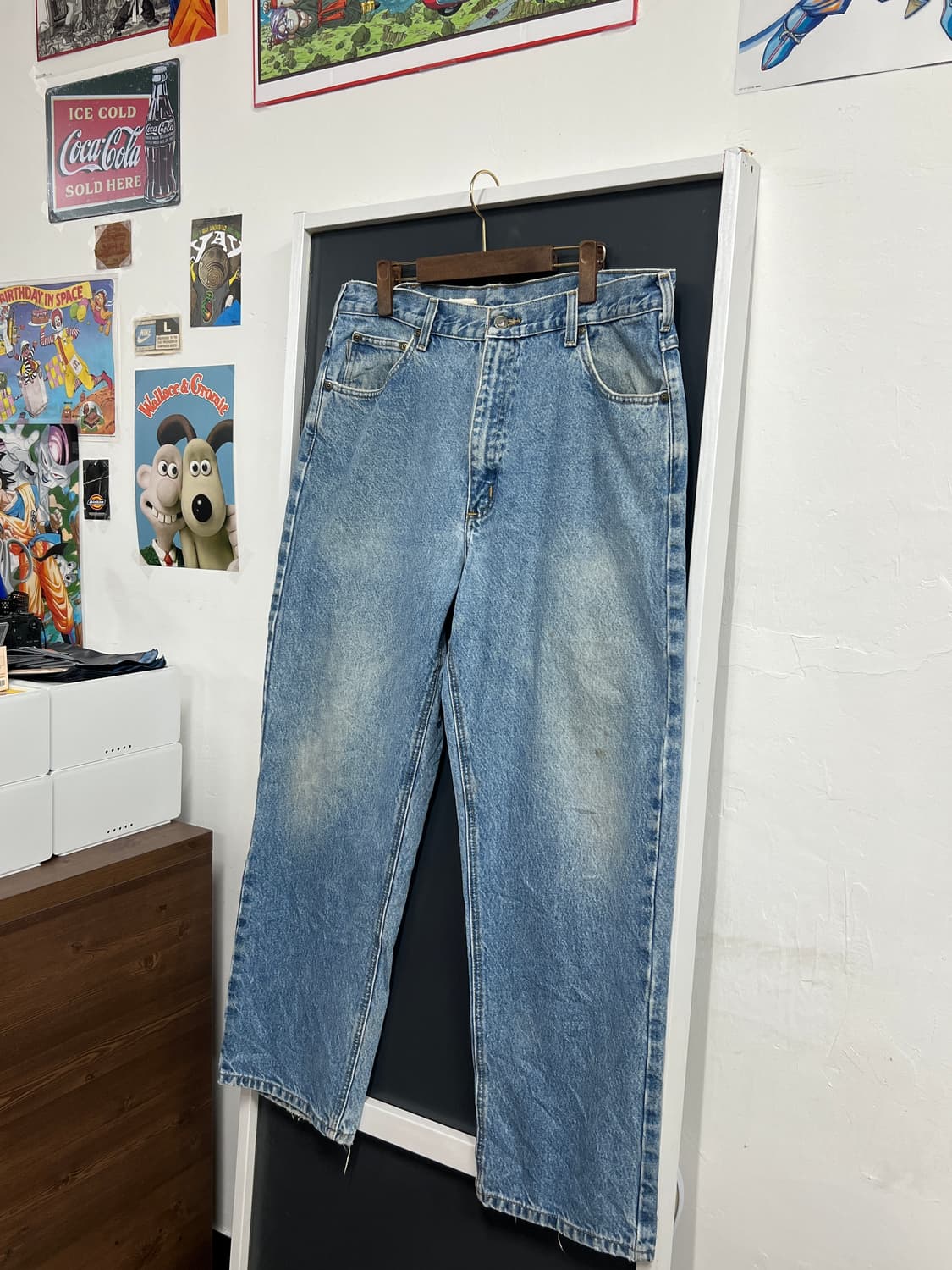 Carhartt 칼하트 릴렉스드핏 연청 데님 팬츠 상품이미지9