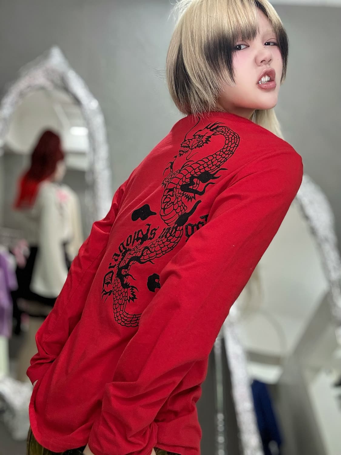 드래곤 글리터 티셔츠 상품이미지5