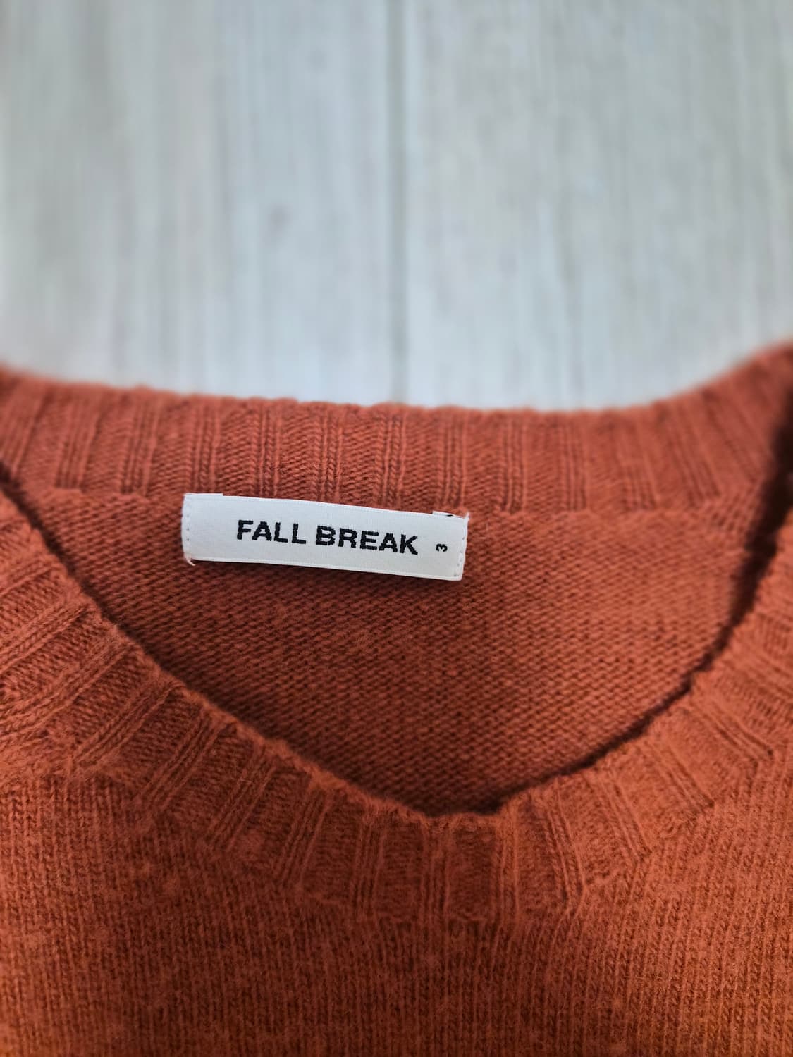 폴 브레이크  서스테인 덤블 스웨터 오렌지 3사이즈 상품이미지2