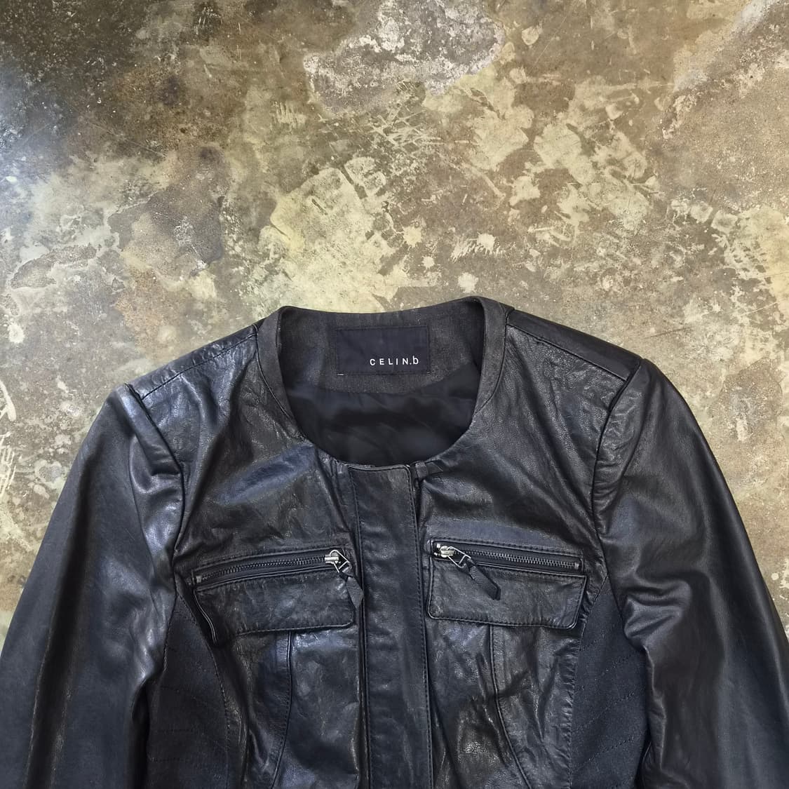 55) Celin.b 셀린비 양가죽 자켓 라이더자켓 상품이미지2